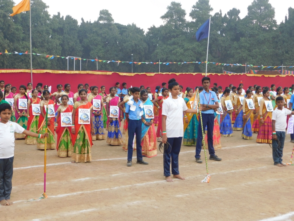 Holy cross school Republic Day Celebration at Nethaji Stadium